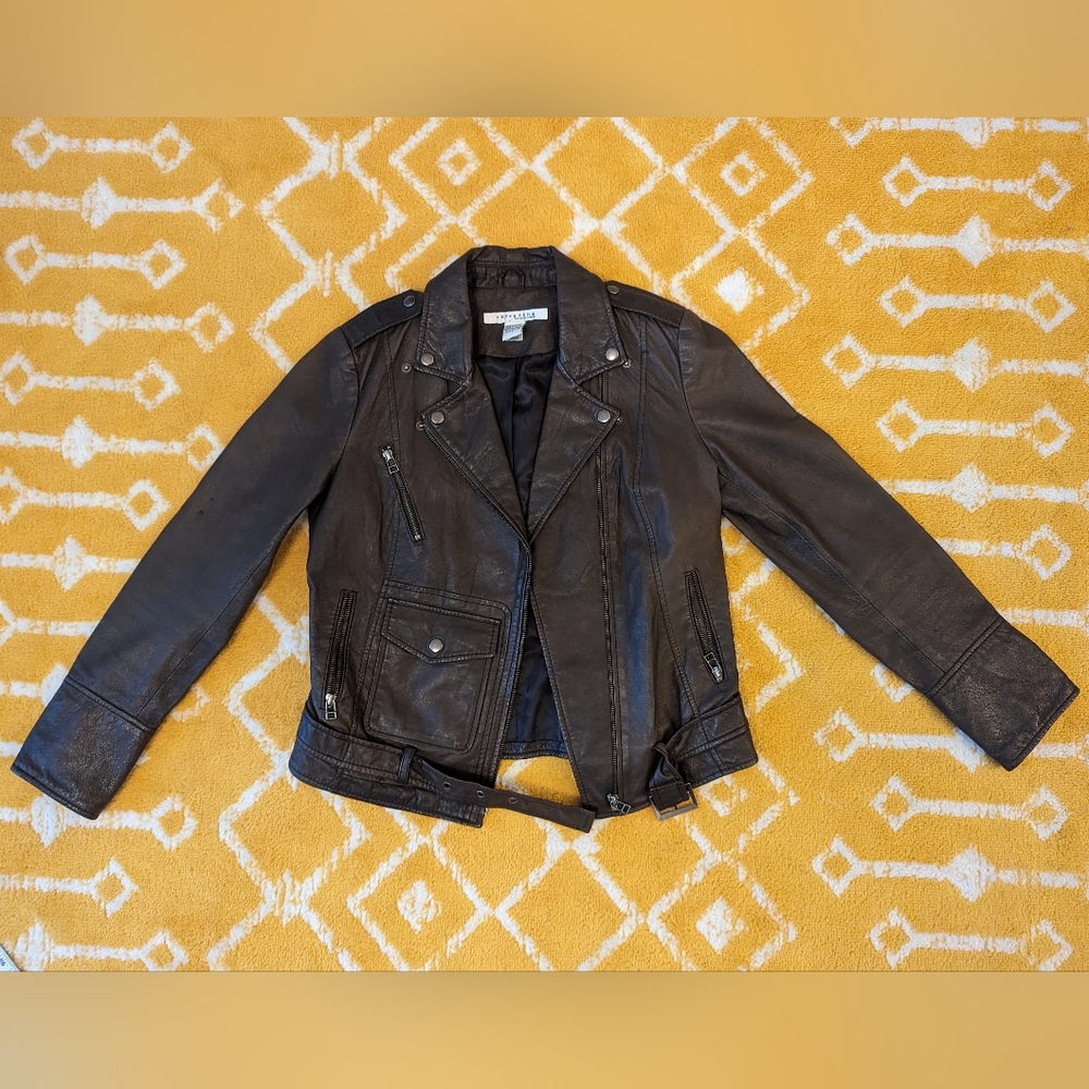 Leather jacket